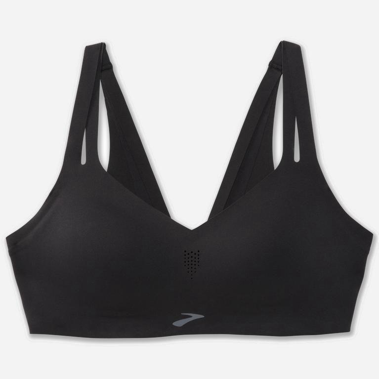 Brooks Dare Strappy Sports - Run Bra Mujer - Negras (GQML-38459)